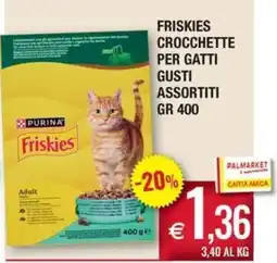 Palmarket Friskies crocchette per gatti gusti assortiti offerta