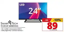 Comet Smart Tech TV LED 24" 24HN01V3CA offerta