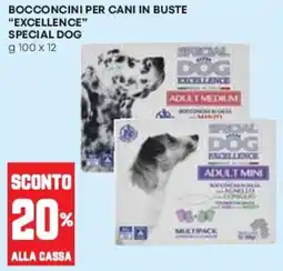 Pam Bocconcini per cani in buste Excellence Special Dog offerta