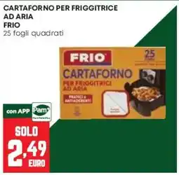 Pam Cartaforno per friggitrice ad aria Frio offerta