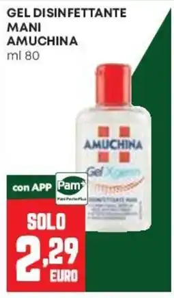 Pam Gel disinfettante mani Amuchina offerta