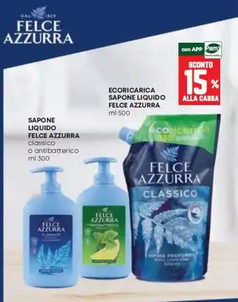 Sapone liquido Felce Azzurra classico o antibatterico