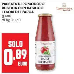 Pam Passata di pomodoro rustica con basilico Tesori dell'Arca offerta
