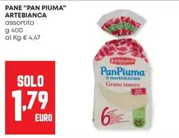 Pam Pan Piuma artebianca offerta