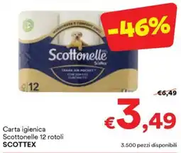 Unes Carta igienica Scottonelle offerta