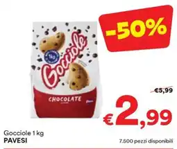 Unes Gocciole chocolate offerta