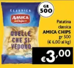 Spak Supermercati Patatina classica AMICA CHIPS offerta