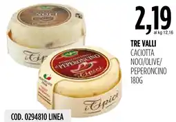 Carico Cash & Carry Tre Valli Caciotta offerta