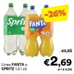 Unes Linea FANTA o SPRITE offerta