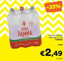 Unes Acqua Panna Toscana offerta