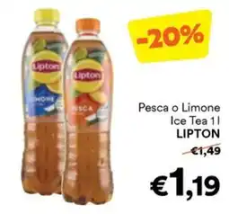 Unes Pesca o Limone Ice Tea LIPTON offerta