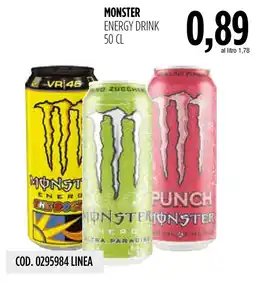 Carico Cash & Carry Monster energy drink offerta