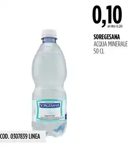 Carico Cash & Carry Soregesana acqua minerale offerta