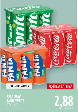 Carico Cash & Carry Coca Cola/Fanta/Sprite offerta