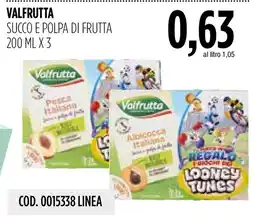 Carico Cash & Carry Valfrutta succo e polpa di frutta offerta