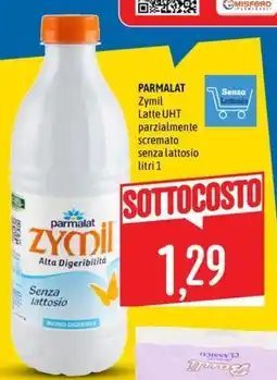 Emisfero Parmalat Zymil Latte UHT parzialmente scremato senza lattosio offerta
