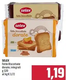 Emisfero Selex Fette Biscottate Dorate offerta