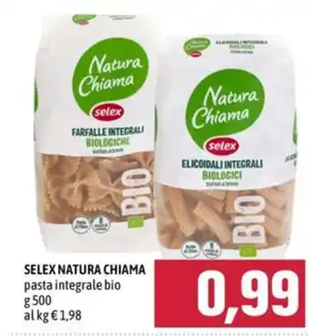 Selex Natura Chiama pasta integrale bio