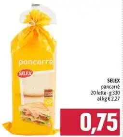 Emisfero SELEX pancarrè offerta