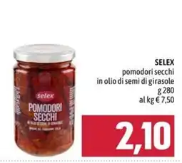 Emisfero Selex pomodori secchi offerta