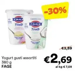 Unes Yogurt gusti assortiti FAGE offerta