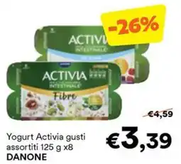 Unes Yogurt Activia gusti assortiti offerta