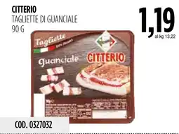 Carico Cash & Carry Tagliette di guanciale Citterio offerta