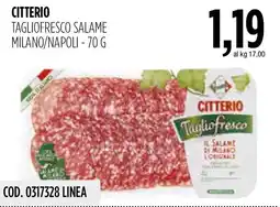 Carico Cash & Carry Citterio Tagliofresco Salame offerta