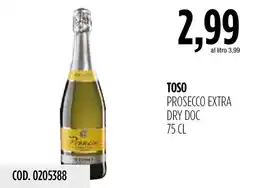 Carico Cash & Carry Toso prosecco extra dry doc offerta