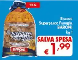 Spak Supermercati Biscotti Superpacco Famiglia Baroni offerta