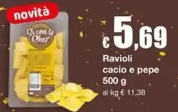 Sì con te Market Ravioli cacio e pepe offerta