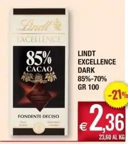 Palmarket Lindt Excellence Dark offerta