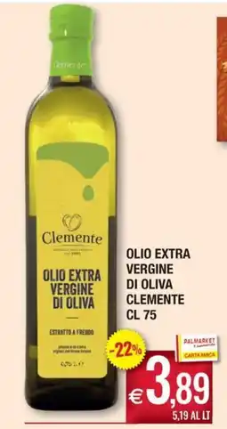 Palmarket Olio extra vergine di oliva Clemente offerta