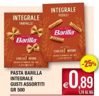 Pasta Barilla integrale gusti assortiti