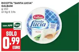 Pam Ricotta Santa Lucia Galbani offerta