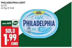 Pam Philadelphia Light offerta
