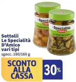 Sigma Superstore Sottolii Le Specialità D'Amico offerta