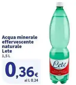 Sigma Superstore Acqua minerale effervescente naturale Lete offerta