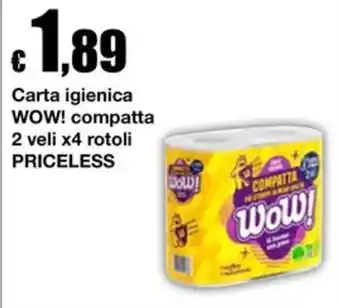 Carta igienica WOW! compatta