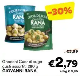 Unes Gnocchi Cuor di sugo gusti assortiti GIOVANNI RANA offerta