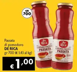 Spak Supermercati Passata di pomodoro De Rica offerta
