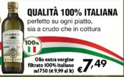 Spak Supermercati Olio extra vergine filtrato offerta
