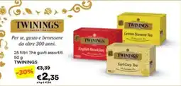 Unes 25 filtri Thè gusti assortiti TWININGS offerta