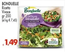Despar Bonduelle Carta delle Insalate offerta