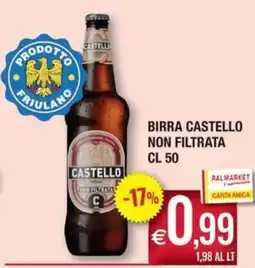 Palmarket Birra Castello non filtrata offerta