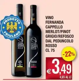 Palmarket Vino Fernanda Cappello offerta