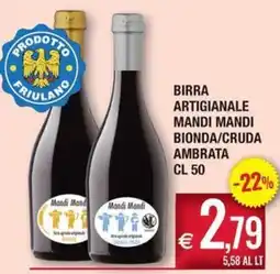 Palmarket Birra artigianale Mandi Mandi offerta