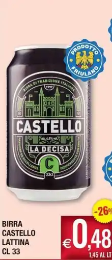 Palmarket Birra Castello offerta