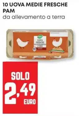 Pam Uova medie fresche Pam offerta