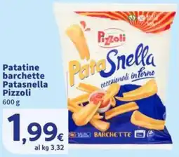 Sigma Patatine barchette Patasnella Pizzoli offerta